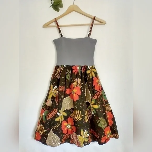 60"s 90's Vintage Retro Fairycore Cottagecore Grunge Floral Dress Size Small - Picture 8 of 8